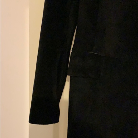 Suede jacket / blazer. Danier. Black. Xsmall - Picture 3 of 5